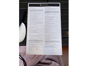 Cooper's Hawk Winery & Restaurants menu photo