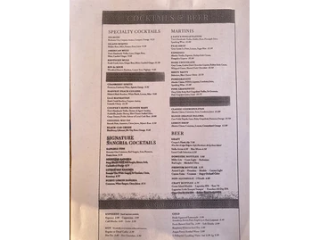 Cooper's Hawk Winery & Restaurants menu photo