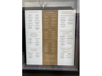 Cooper’s Hawk Winery & Restaurant menu photo