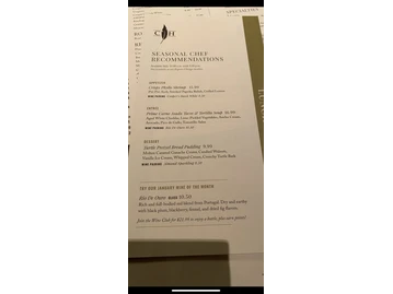 Cooper’s Hawk Winery & Restaurants menu photo
