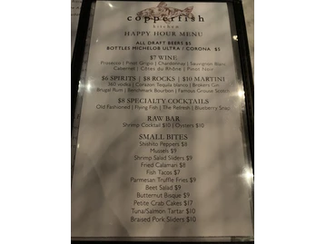 Copperfish Kitchen menu photo