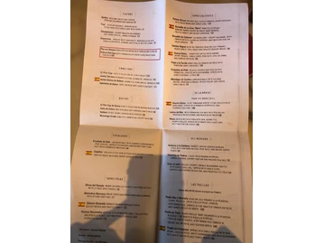Coqueta menu photo