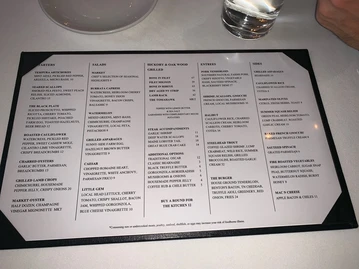 Cork & Cow menu photo