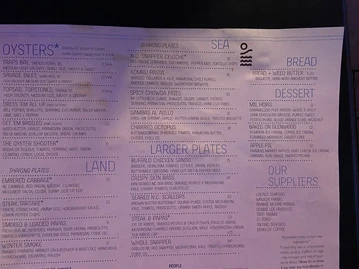 Cortez Seafood and Cocktail menu photo