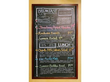 Country Gourmet menu photo