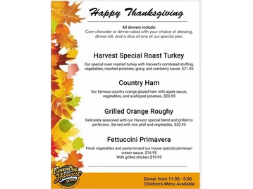 Country Harvest Restaurant menu photo