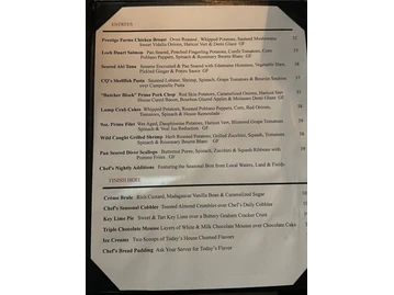 CQ's Restaurant menu photo