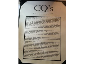 CQ's Restaurant menu photo