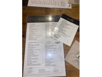 CraftWay Kitchen menu photo