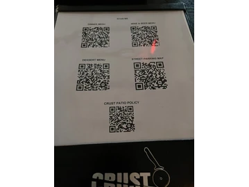 CRUST menu photo
