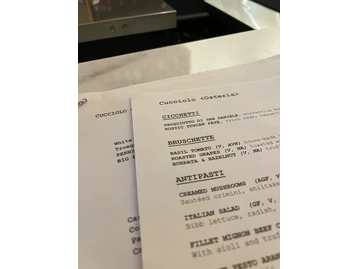 Cucciolo Osteria menu photo