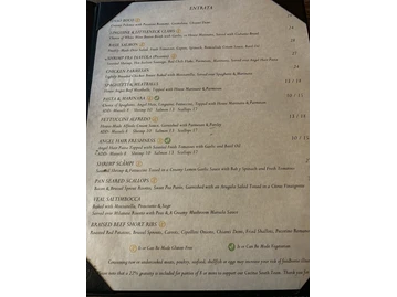 Cucina South menu photo