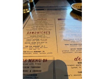 Culinary Dropout menu photo