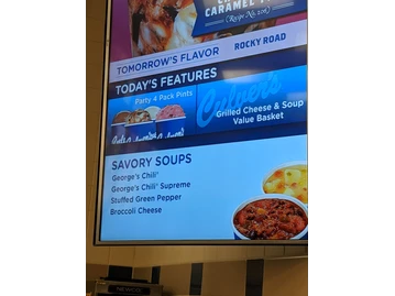 Culver's menu photo
