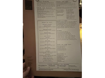 CUT by Wolfgang Puck menu photo