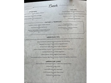 D'Amico's The Continental menu photo