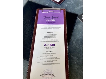 D'Amico's The Continental menu photo