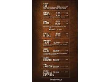 Da Francesco's Ristorante & Bar menu photo