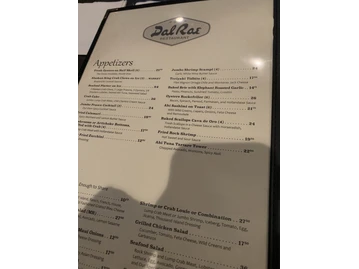 Dal Rae Restaurant menu photo