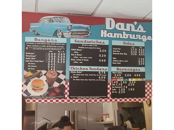 Dan's Hamburgers menu photo