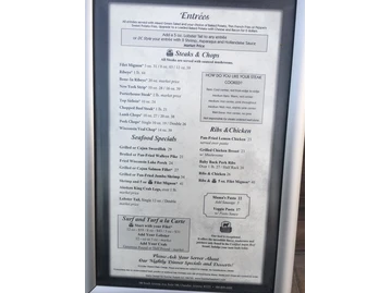 DC Steak House menu photo