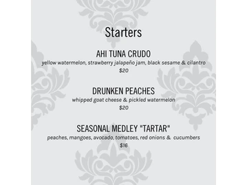 Deacon's New South menu photo