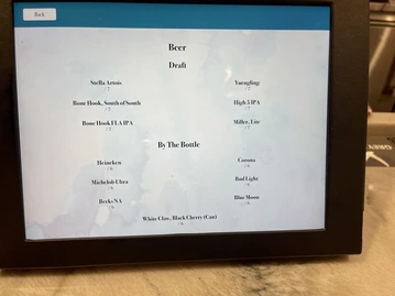 Deep Lagoon menu photo