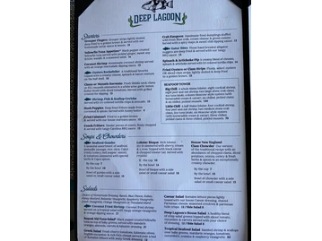 Deep Lagoon Seafood and Oyster House menu photo
