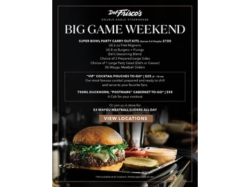 Del Frisco's Double Eagle Steakhouse menu photo