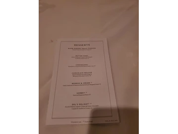 Del Frisco's Double Eagle Steakhouse menu photo