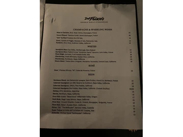 Del Frisco's Double Eagle Steakhouse menu photo