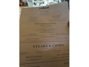 Del Frisco's Double Eagle Steakhouse menu photo