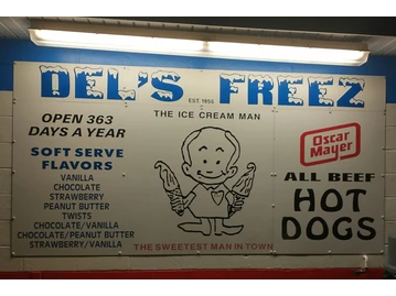 Del's Freez menu photo