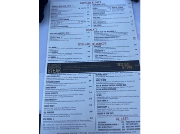Delmonico's Italian Steakhouse menu photo