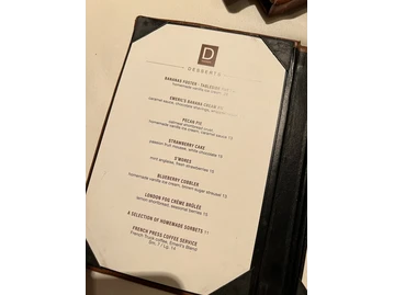 Delmonico Steakhouse menu photo