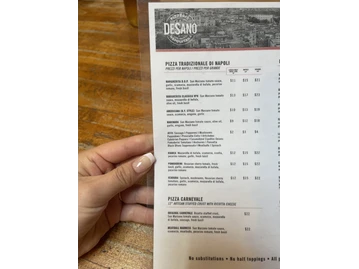 DeSano Pizza Bakery menu photo