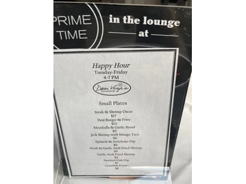 Desi Vega's Steakhouse menu photo