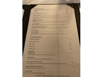 Dickie Brennan's Steakhouse menu photo