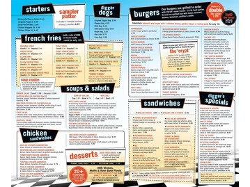 Digger's Diner Concord menu photo