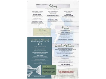 Dockside Seafood & Fishing Center menu photo
