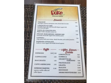 Dolce Osteria menu photo