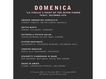 Domenica menu photo