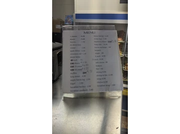 Donut King menu photo