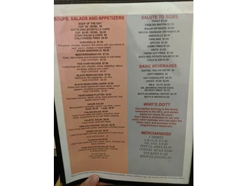 Dots Back Inn menu photo