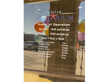 Downtown Aquarium menu photo