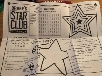 Drake's Paddock Shops menu photo