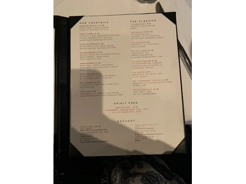 Dressler's menu photo