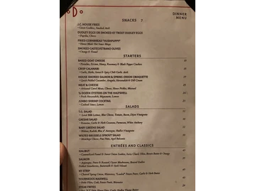 Dudley's On Short menu photo