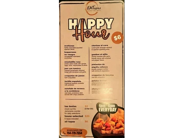 Eatapas menu photo