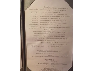 Eddie V's Prime Seafood menu photo